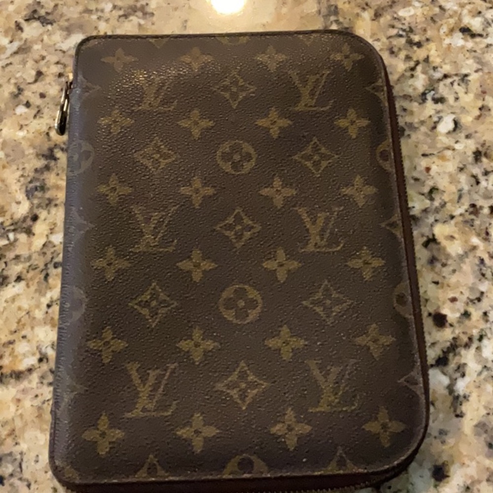 Louis Vuitton zipper planner